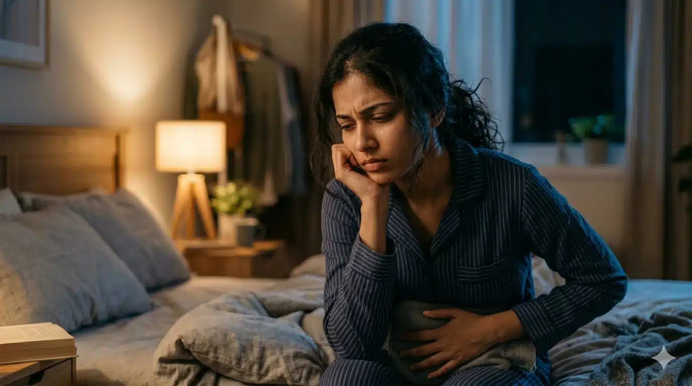 Hormonal changes during the menstrual cycle can affect sleep quality